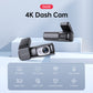LINGDU D600 4K Dash Cam Front and Rear - The Wireless Dash Cam for Car with Voice Control & 2 Parking Modes