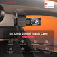 LINGDU LD01 Rear View Mirror Camera - The 4K Dual Dash Cam with 24H Parking Mode & App Control