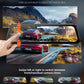 LINGDU LD2K Rear View Mirror Camera - The 2.5 K WiFi Dash Cam with 10" Full Touch Screen and WDR Night Vision